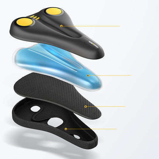 Comfort Bike Seat Cushion – Silicone & Memory Foam