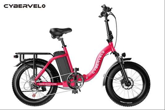 1000W Folding Electric Bike with Removable Battery - 80 Mile Range 28MPH Fat Tire E-Bike - wEbike