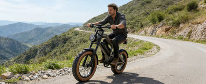 1500W Off-Road Electric Bike with Hydraulic Brakes - 40 Mile Range Fat Tire E-Bike for Adults - wEbike