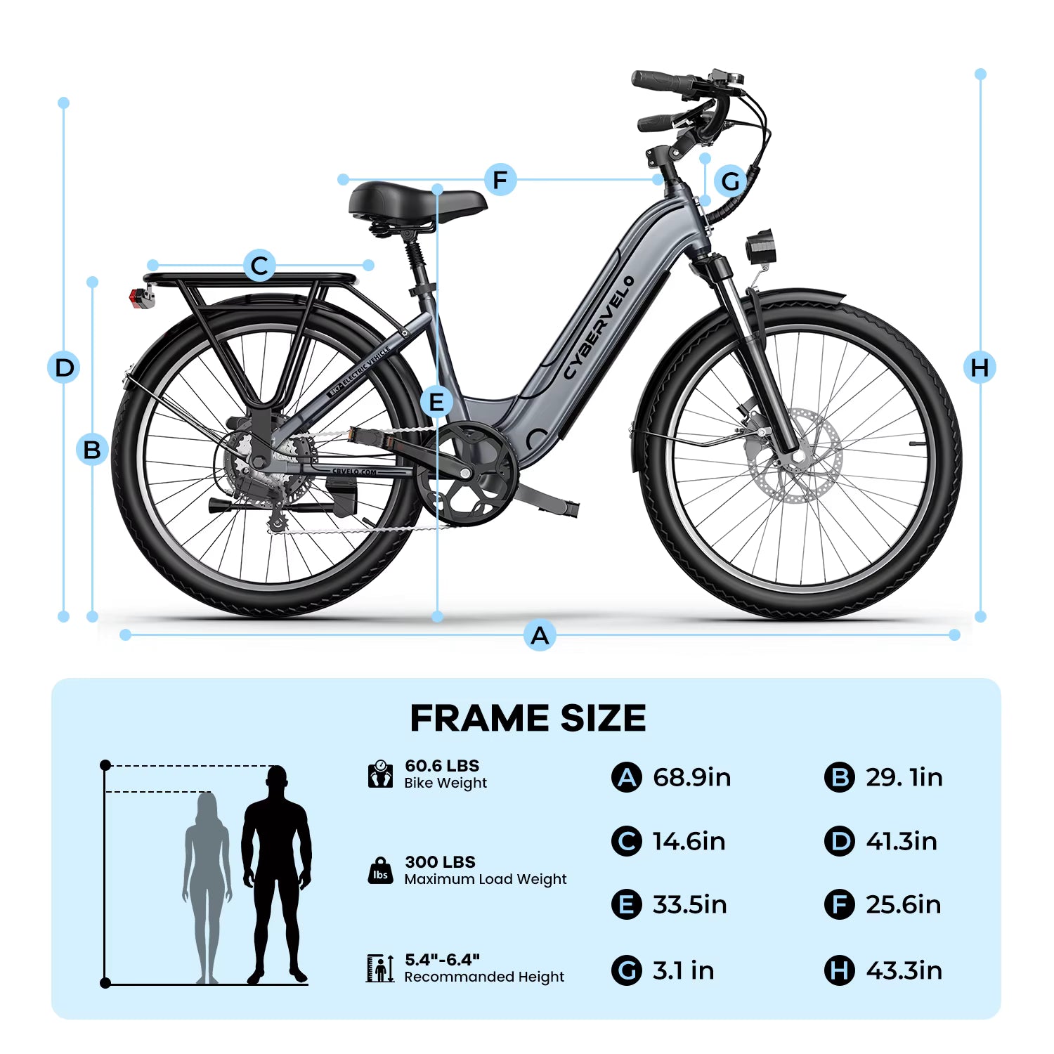 1000W Electric City Bike with 80 Mile Range - 26" 7-Speed E-Bike for Adults with LCD Display - wEbike
