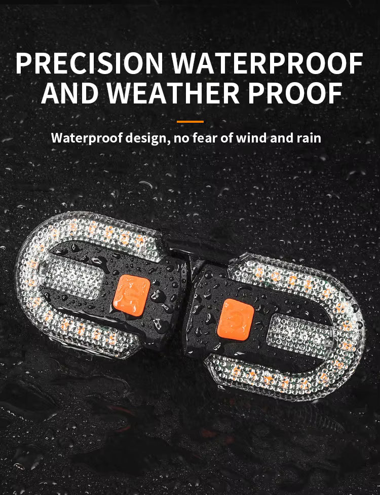 Wireless Bike Turn Signal Rear Light with Remote Control - USB Rechargeable LED Tail Light for Night Riding Safety - wEbike