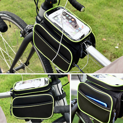 Bicycle Saddle Tube Bag – Mountain Bike Front Frame Bag