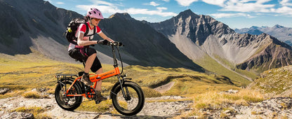 1000W Folding Electric Bike with Removable Battery - 80 Mile Range 28MPH Fat Tire E-Bike - wEbike