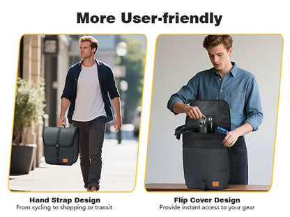 20L Waterproof Bike Rack Bag - Large Capacity Bicycle Pannier for Commuting and Touring - wEbike