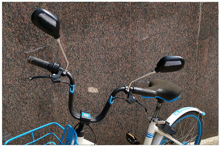 360° Adjustable Bike Mirror for Handlebars - Rear View Safety Mirror for Cycling - wEbike