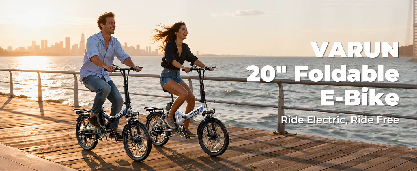 500W Folding Electric Bike with 40 Mile Range - Lightweight 20MPH City E-Bike for Adults - wEbike