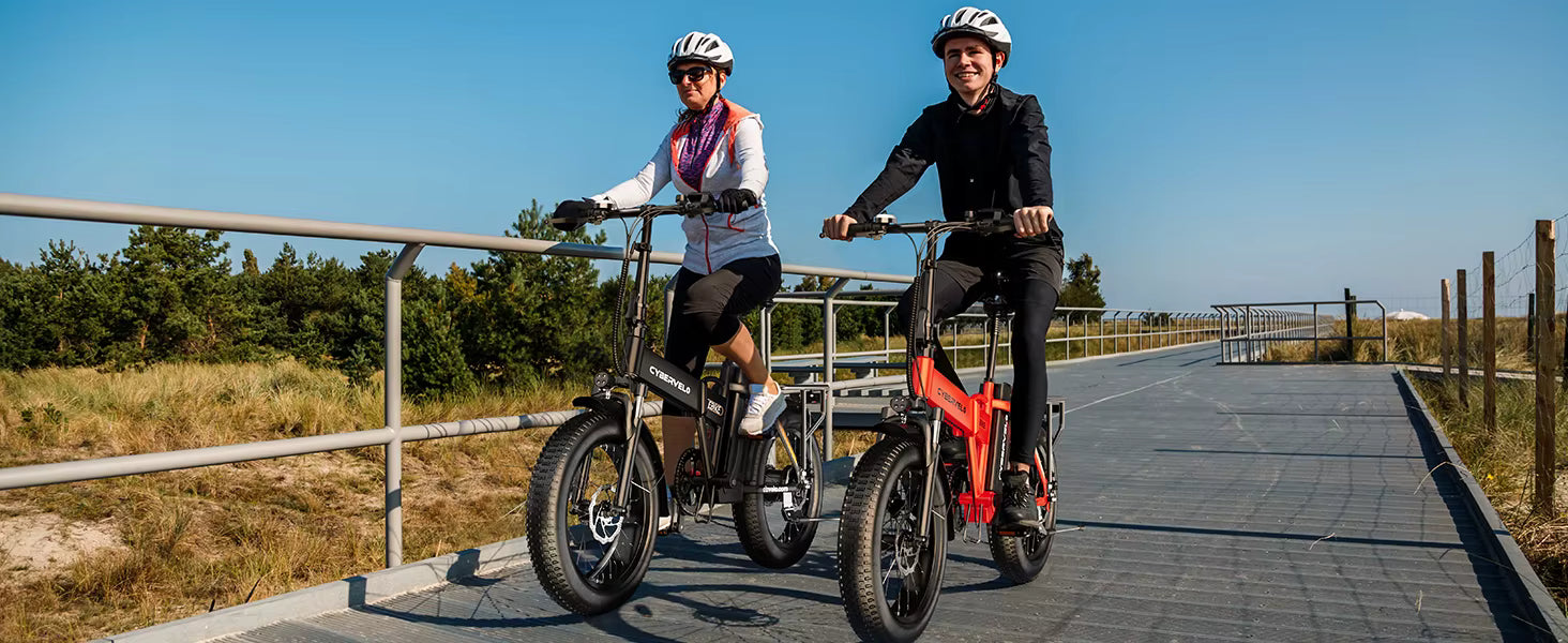 1000W Folding Electric Bike with Removable Battery - 80 Mile Range 28MPH Fat Tire E-Bike - wEbike