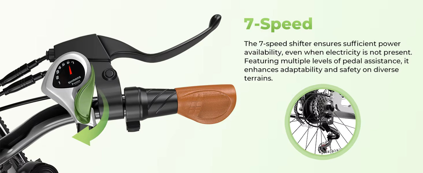 1000W Step-Through Electric Bike with Removable Battery - 80 Mile Range 28MPH City E-Bike - wEbike