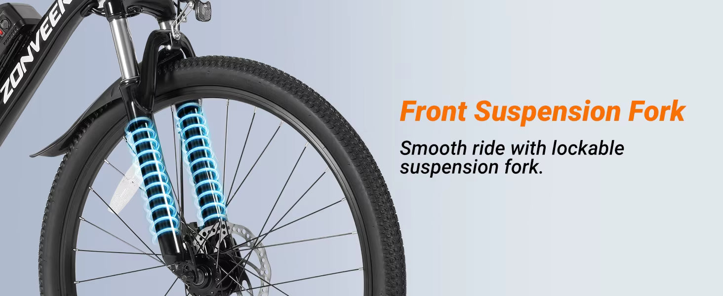 1000W Lightweight Electric Mountain Bike - 50 Mile Range 30MPH 26" E-Bike for Adults - wEbike