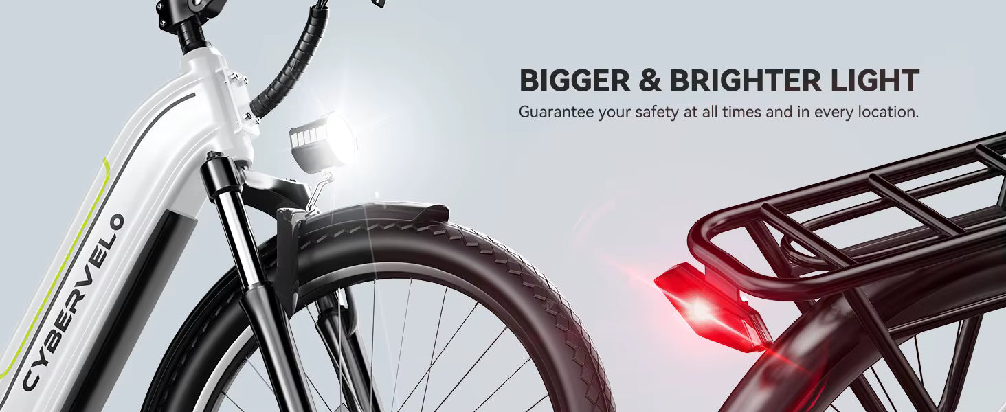 1000W Electric City Bike with 80 Mile Range - 26" 7-Speed E-Bike for Adults with LCD Display - wEbike