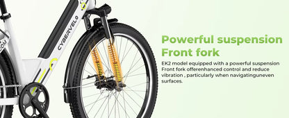 1000W Step-Through Electric Bike with Removable Battery - 80 Mile Range 28MPH City E-Bike - wEbike