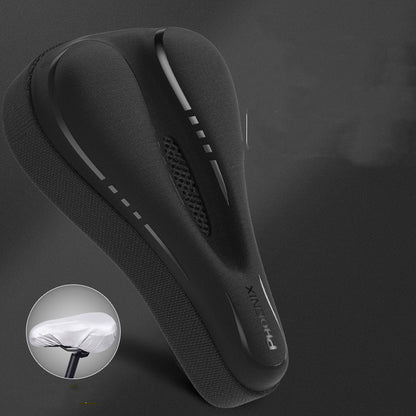 Comfort Bike Seat Cushion – Silicone & Memory Foam