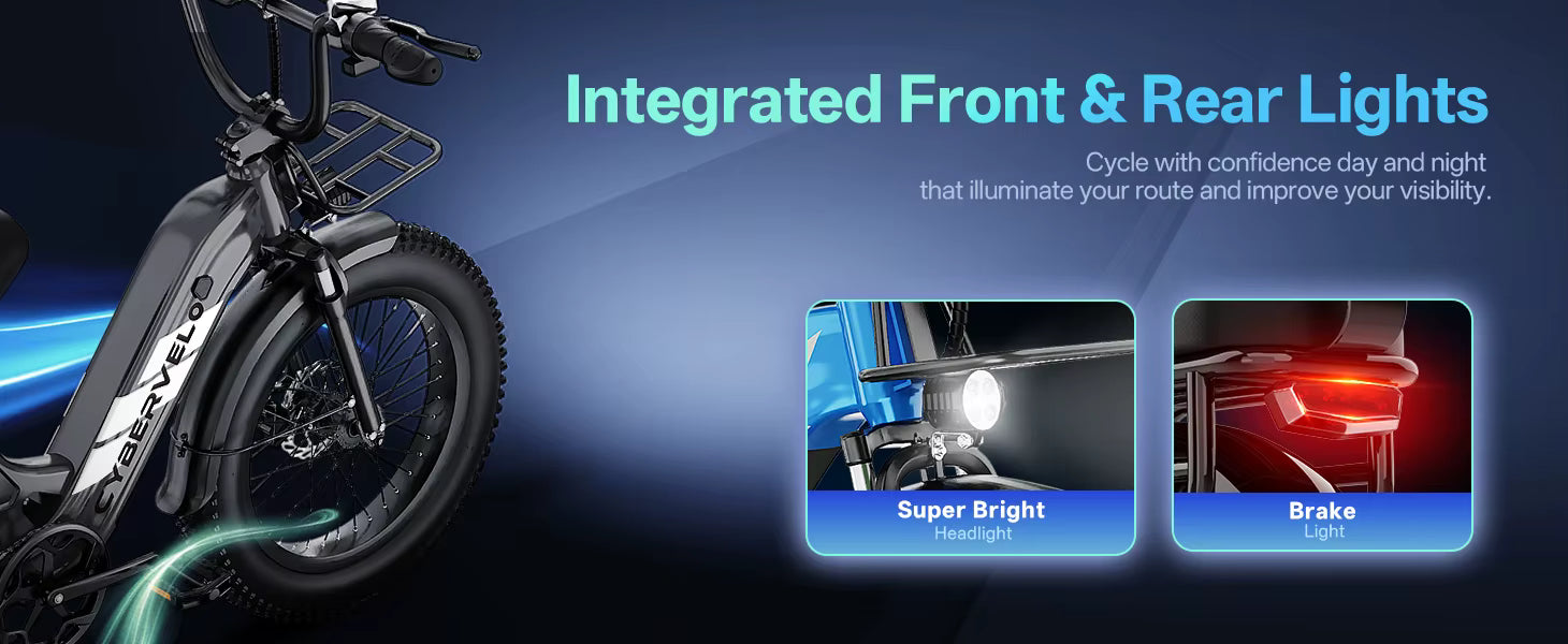 1500W Step-Through Electric Bike with Removable Battery - 80 Mile Range 30MPH Fat Tire E-Bike - wEbike