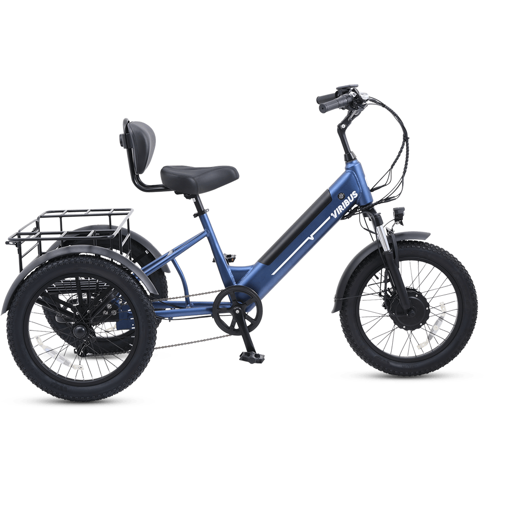 Viribus SC5 Fat Tire Electric Tricycle - 750W 3-Wheel E-Trike with 20" Fat Tires for Adults - wEbike