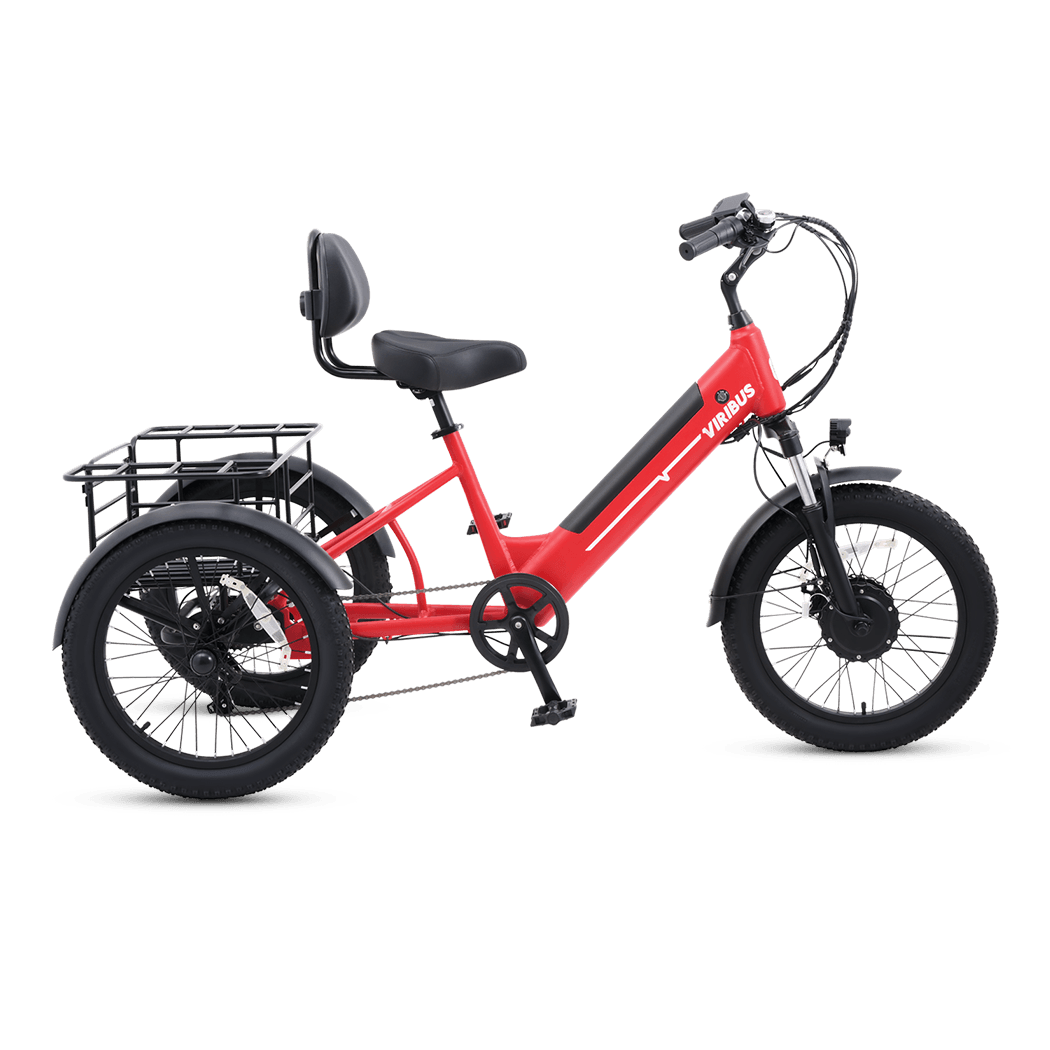 Viribus SC5 Fat Tire Electric Tricycle - 750W 3-Wheel E-Trike with 20" Fat Tires for Adults - wEbike