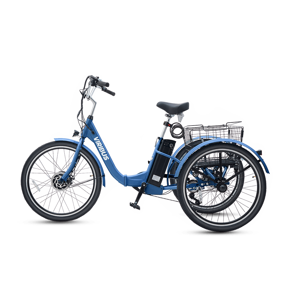 Viribus FC1 Folding Electric Tricycle - 750W 3-Wheel E-Trike with 20" Fat Tires for Adults - wEbike