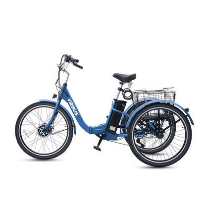 Viribus FC1 Folding Electric Tricycle - 750W 3-Wheel E-Trike with 20" Fat Tires for Adults - wEbike