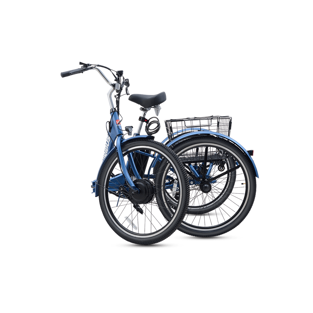Viribus FC1 Folding Electric Tricycle - 750W 3-Wheel E-Trike with 20" Fat Tires for Adults - wEbike