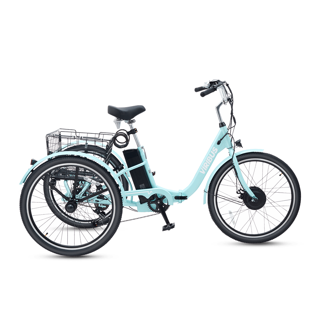 Viribus FC1 Folding Electric Tricycle - 750W 3-Wheel E-Trike with 20" Fat Tires for Adults - wEbike