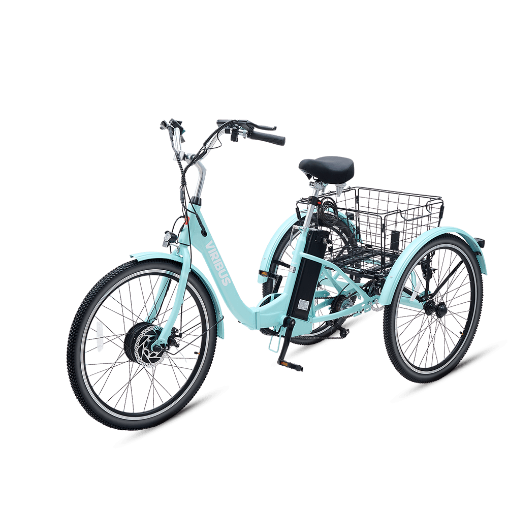 Viribus FC1 Folding Electric Tricycle - 750W 3-Wheel E-Trike with 20" Fat Tires for Adults - wEbike