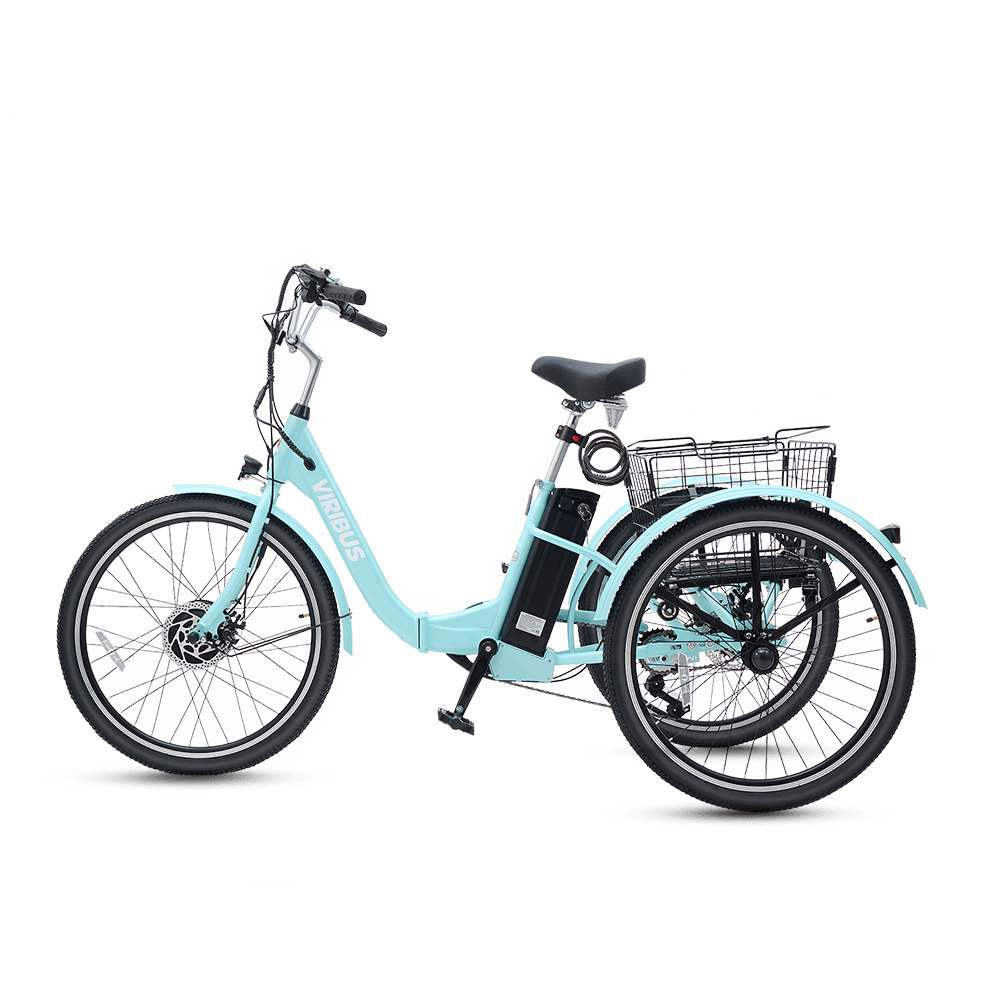 Viribus FC1 Folding Electric Tricycle - 750W 3-Wheel E-Trike with 20" Fat Tires for Adults - wEbike