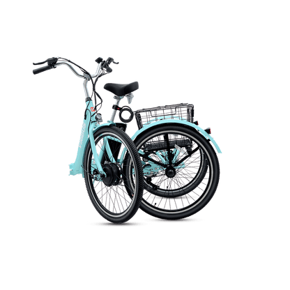 Viribus FC1 Folding Electric Tricycle - 750W 3-Wheel E-Trike with 20" Fat Tires for Adults - wEbike