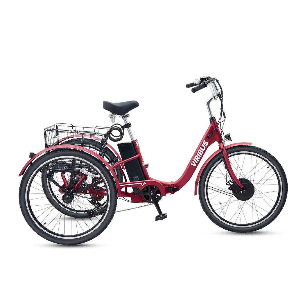Viribus FC1 Folding Electric Tricycle - 750W 3-Wheel E-Trike with 20" Fat Tires for Adults - wEbike