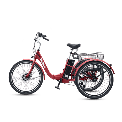 Viribus FC1 Folding Electric Tricycle - 750W 3-Wheel E-Trike with 20" Fat Tires for Adults - wEbike