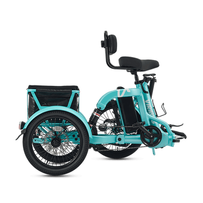 Viribus FC2 Folding Electric Tricycle - 750W 3-Wheel E-Trike with 20" Fat Tires for Adults - wEbike