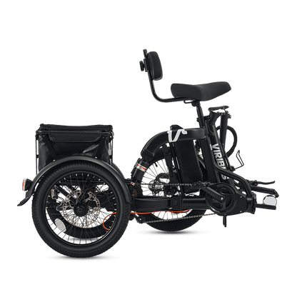 Viribus FC2 Folding Electric Tricycle - 750W 3-Wheel E-Trike with 20" Fat Tires for Adults - wEbike