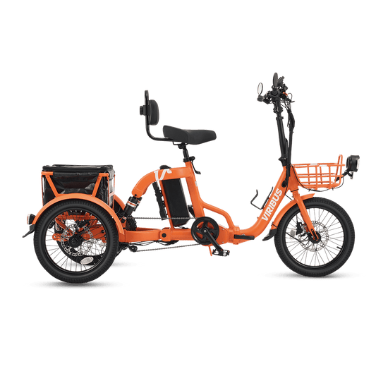 Viribus FC2 Folding Electric Tricycle - 750W 3-Wheel E-Trike with 20" Fat Tires for Adults - wEbike