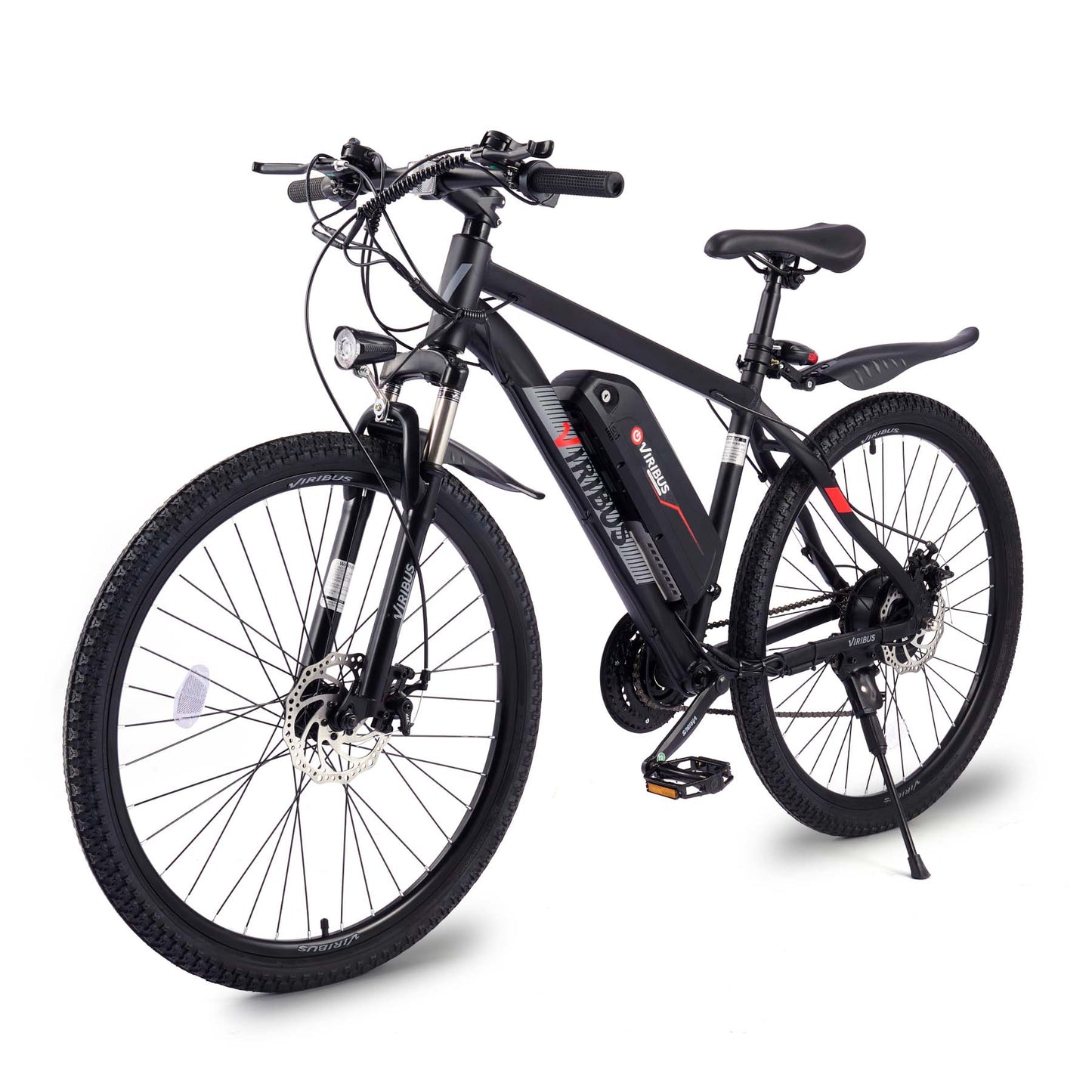 Viribus Panther Electric Mountain Bike - 750W Full Suspension E-MTB with 26" Fat Tires - wEbike