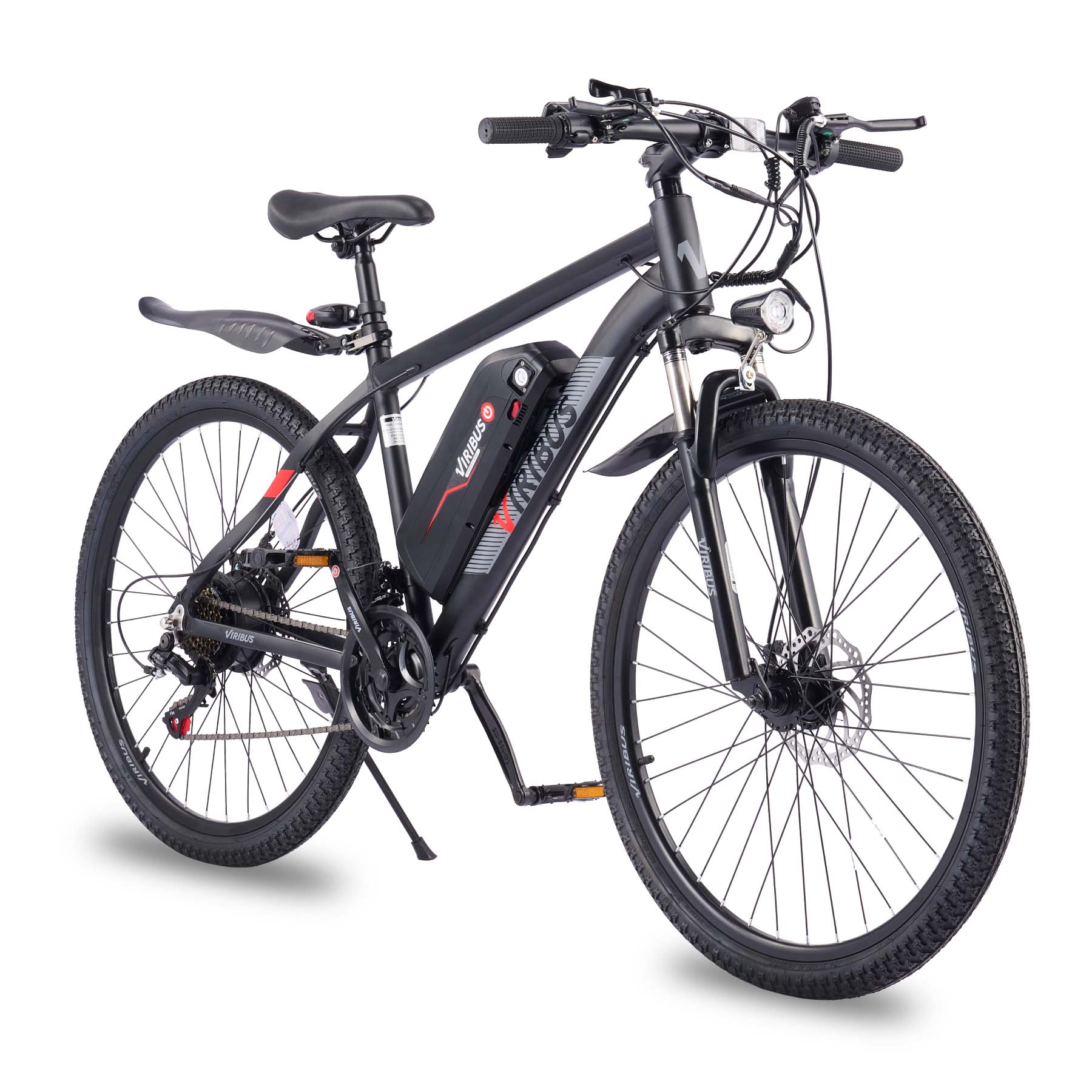 Viribus Panther Electric Mountain Bike - 750W Full Suspension E-MTB with 26" Fat Tires - wEbike
