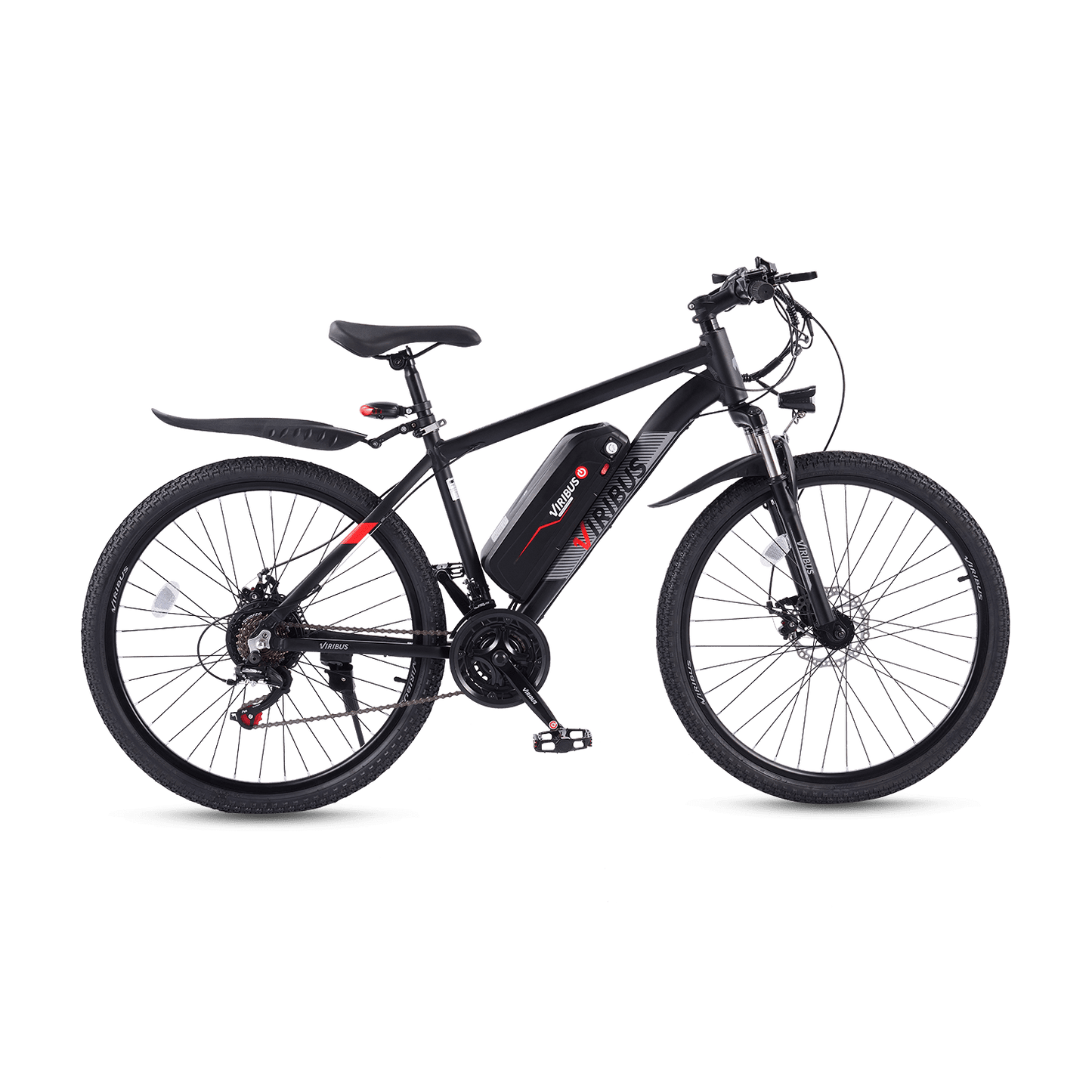 Viribus Panther Electric Mountain Bike - 750W Full Suspension E-MTB with 26" Fat Tires - wEbike