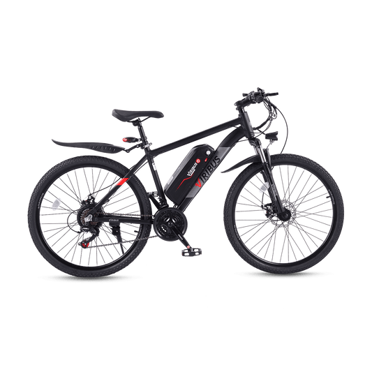 Viribus Panther Electric Mountain Bike - 750W Full Suspension E-MTB with 26" Fat Tires - wEbike