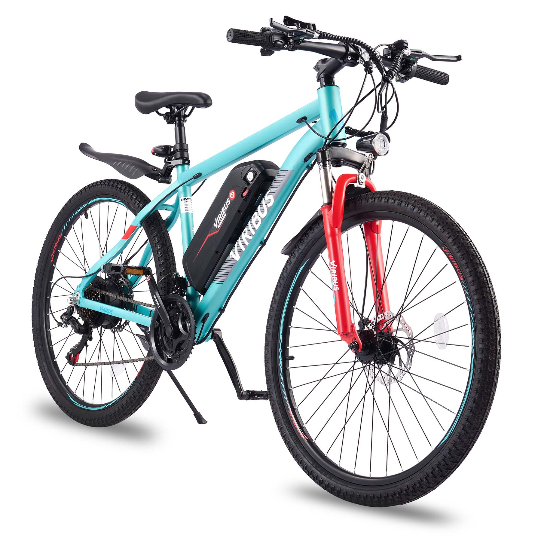 Viribus Panther Electric Mountain Bike - 750W Full Suspension E-MTB with 26" Fat Tires - wEbike