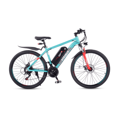 Viribus Panther Electric Mountain Bike - 750W Full Suspension E-MTB with 26" Fat Tires - wEbike