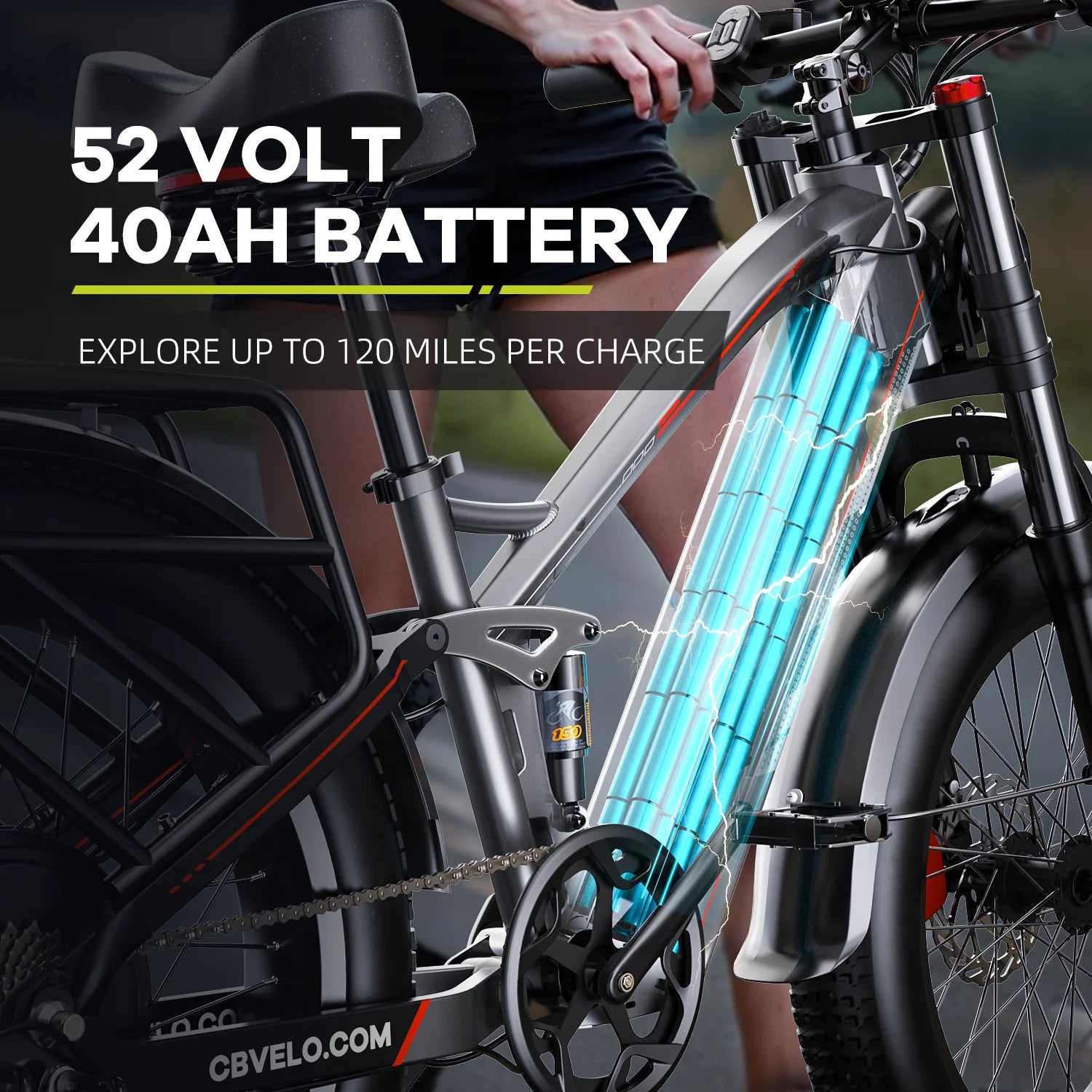 5000W Ultra-Power Electric Bike with 120 Mile Range - 50MPH All-Terrain Fat Tire E-Bike for Adults - wEbike