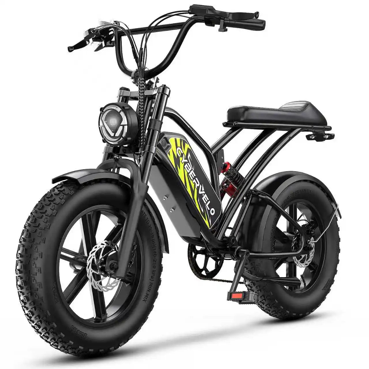 1600W All-Terrain Electric Bike with Fat Tires - 80 Mile Range 30MPH E-Bike for Adults - wEbike