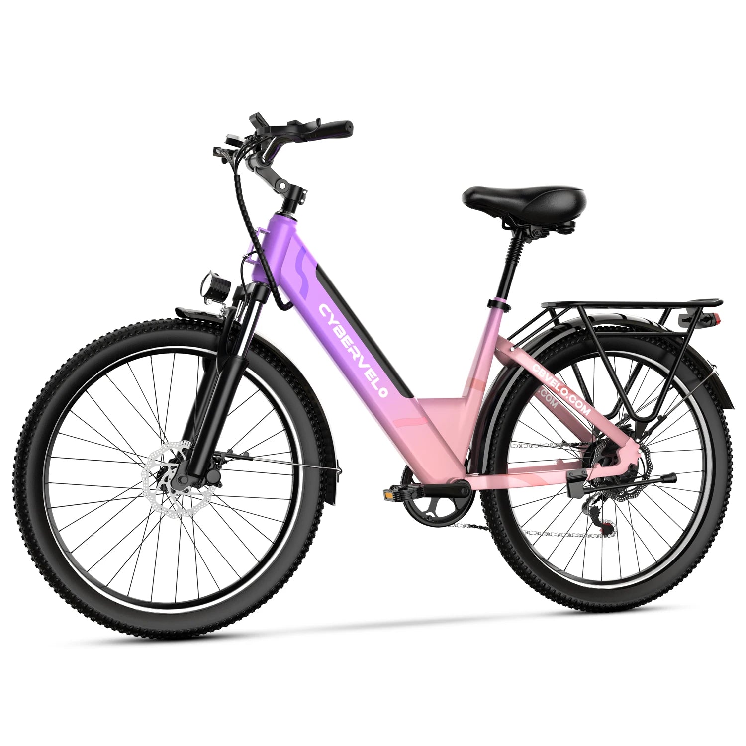 1000W Step-Through Electric Bike with Removable Battery - 80 Mile Range 28MPH City E-Bike - wEbike