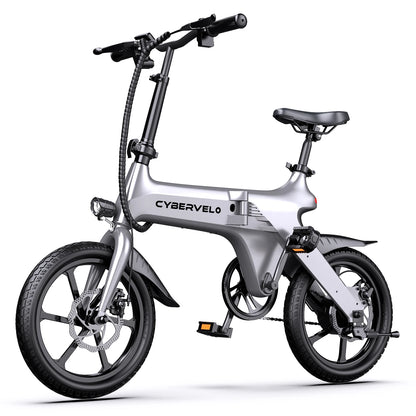 500W Folding Electric Bike for Adults - Lightweight 20MPH City E-Bike with 30 Mile Range - wEbike