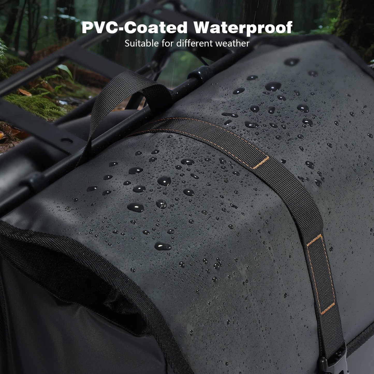 20L Waterproof Bike Rack Bag - Large Capacity Bicycle Pannier for Commuting and Touring - wEbike