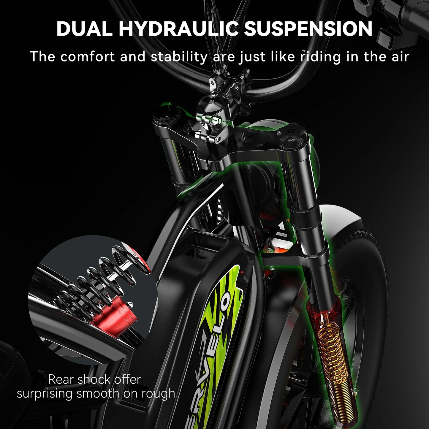 1600W All-Terrain Electric Bike with Fat Tires - 80 Mile Range 30MPH E-Bike for Adults - wEbike