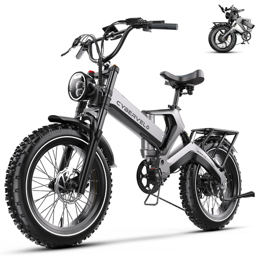2000W Folding Electric Bike with 100 Mile Range - 35MPH Fat Tire E-Bike for Adults - wEbike