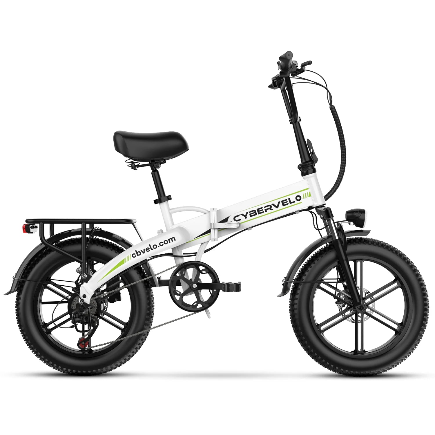1000W Folding Electric Bike with 80 Mile Range - 28MPH Fat Tire E-Bike with Waterproof Battery - wEbike