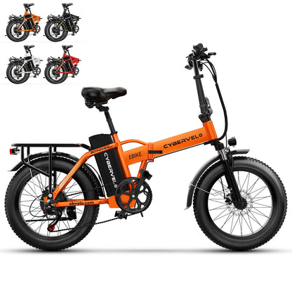 1000W Folding Electric Bike with Removable Battery - 80 Mile Range 28MPH Fat Tire E-Bike - wEbike