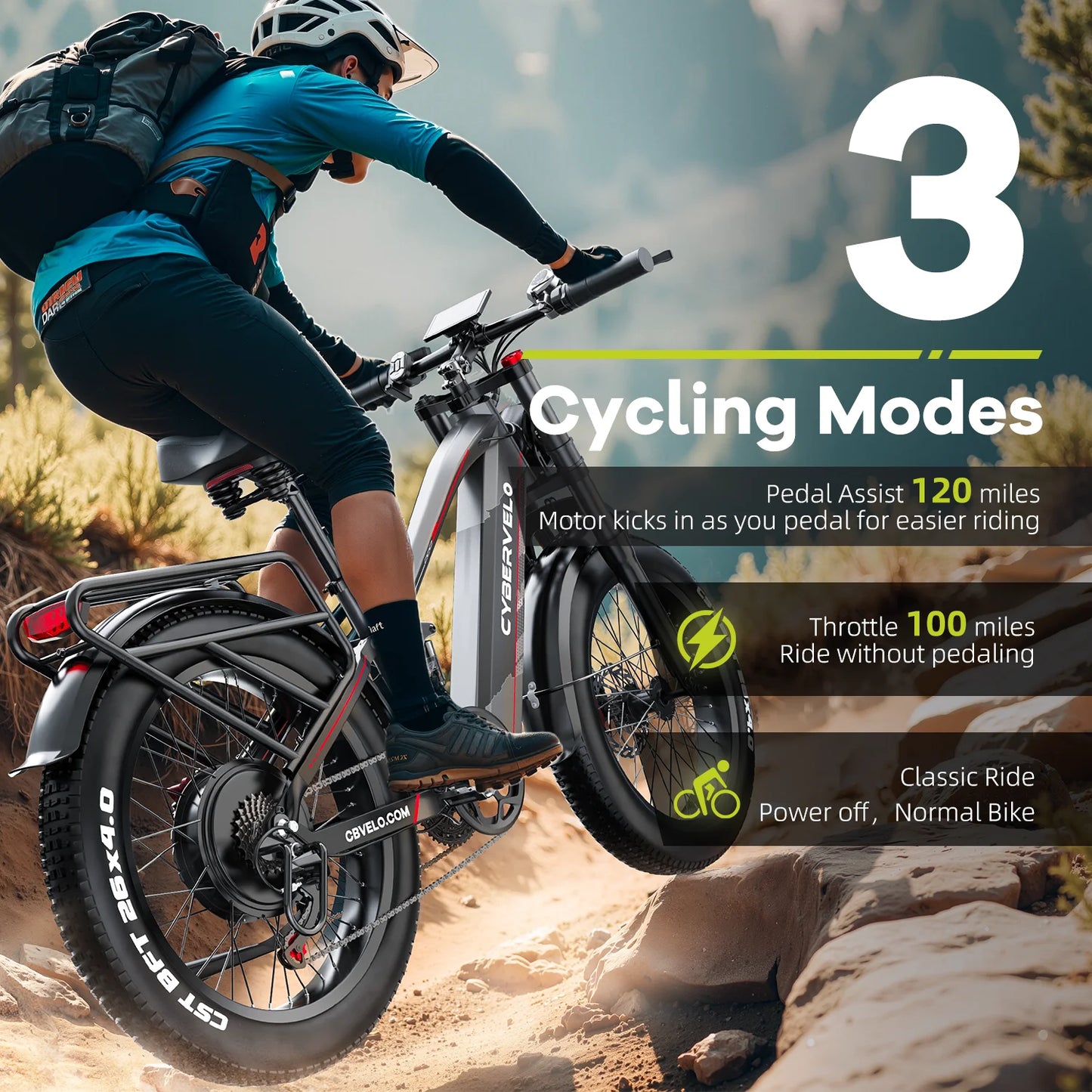 5000W Ultra-Power Electric Bike with 120 Mile Range - 50MPH All-Terrain Fat Tire E-Bike for Adults - wEbike