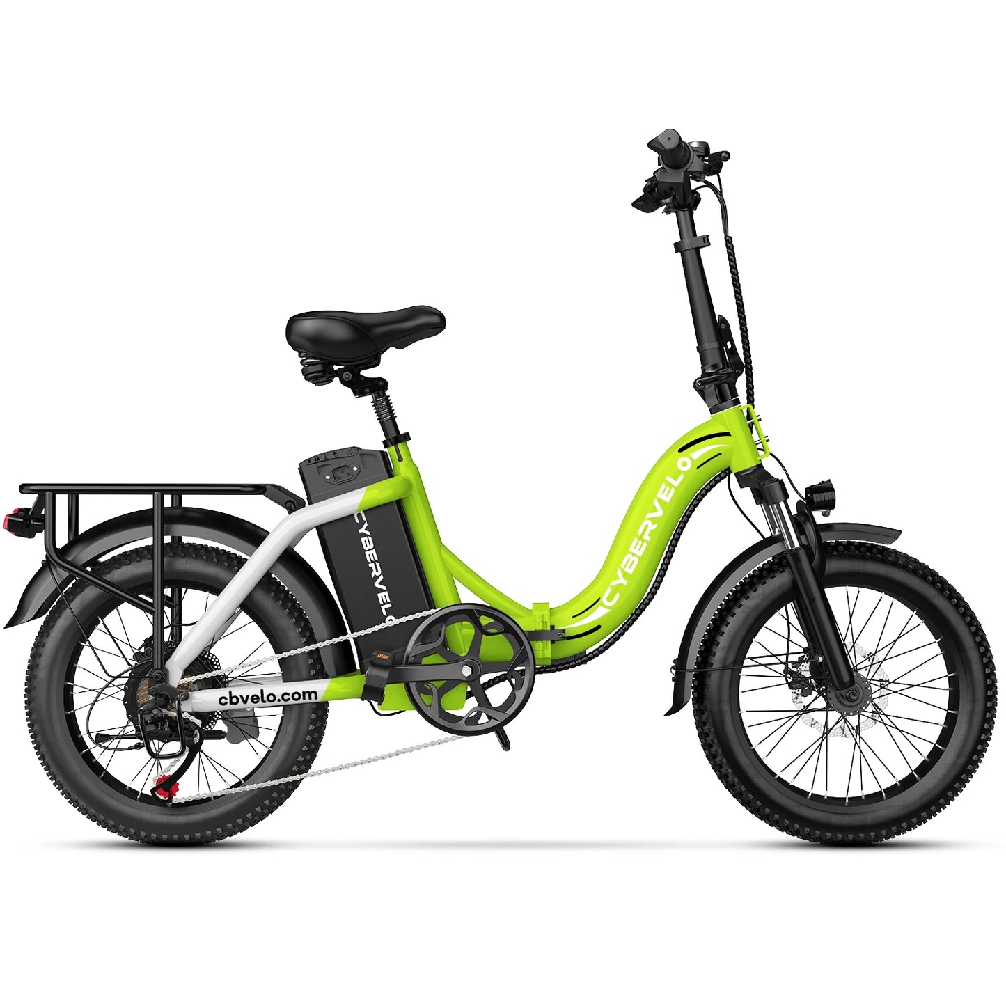 1000W Folding Electric Bike with Removable Battery - 80 Mile Range 28MPH Fat Tire E-Bike - wEbike