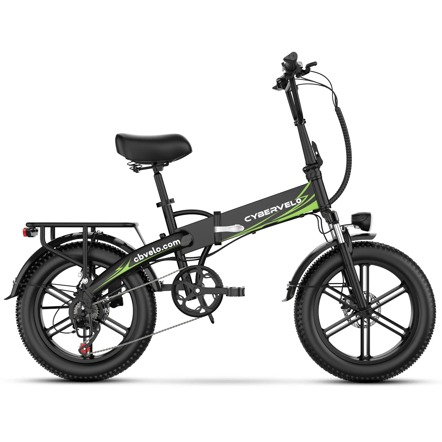 1000W Folding Electric Bike with 80 Mile Range - 28MPH Fat Tire E-Bike with Waterproof Battery - wEbike