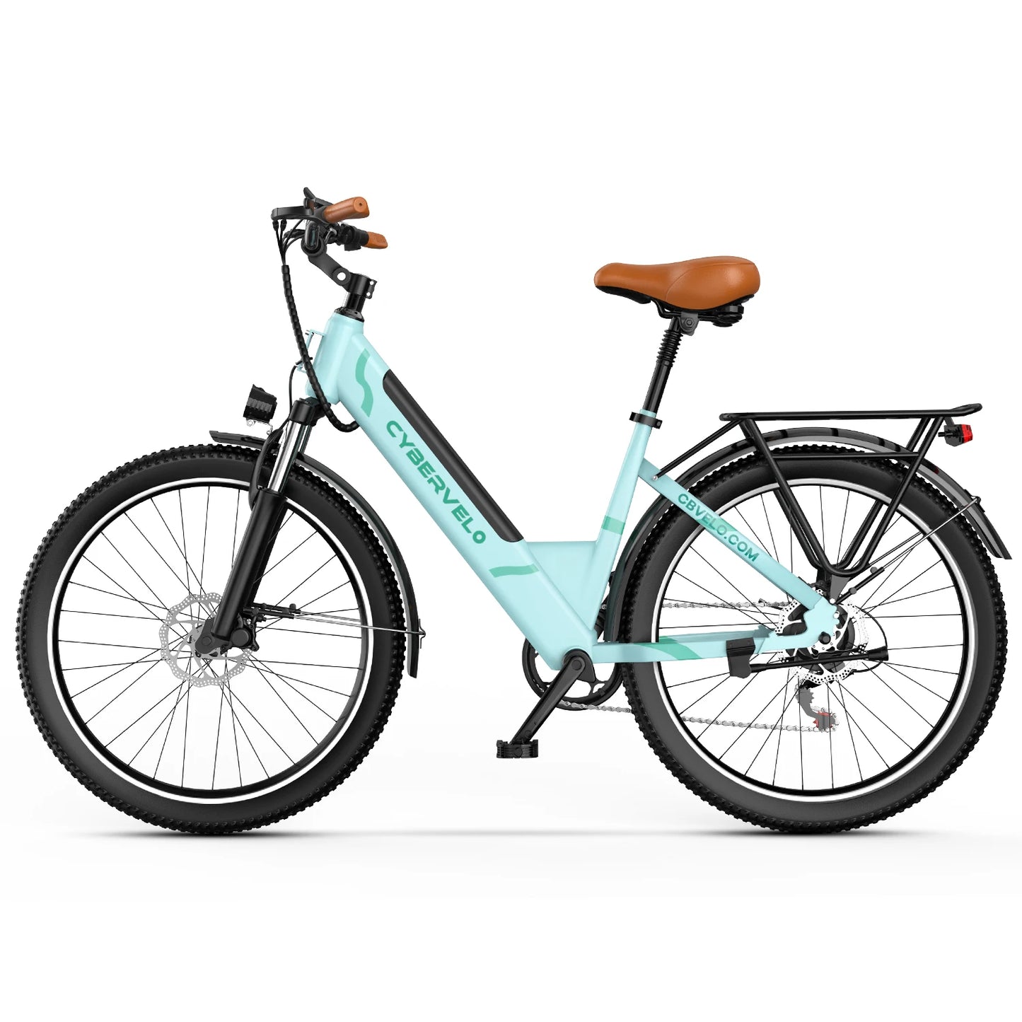 1000W Step-Through Electric Bike with Removable Battery - 80 Mile Range 28MPH City E-Bike - wEbike